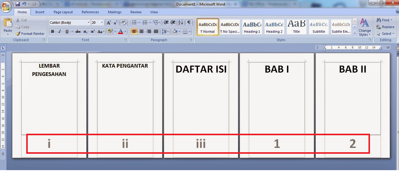 Tutorial Cara Mudah Membuat Nomor Halaman di Word - LKomBis Tutorial Cara Mudah Membuat Nomor Halaman di Word - LKomBis