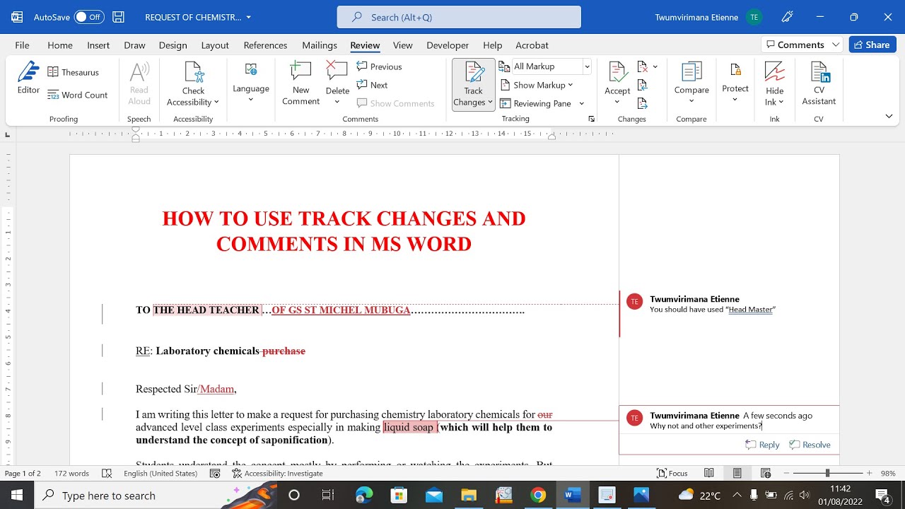 How To Track Word Changes How To Track Changes In Word PRVYFA How To Track Word Changes How To Track Changes In Word PRVYFA
