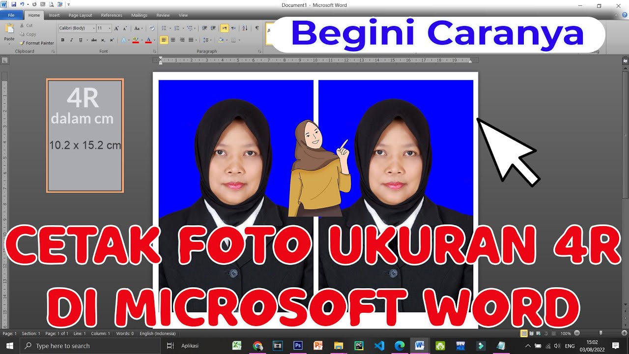3 Rahasia Cara Mengubah Gambar Jadi Ukuran 4R di MS Word 2026, Tanpa Ribet