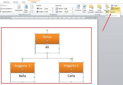 Cara Membuat Bagan Di Word 2010 Cara Membuat Bagan Di Word 2010