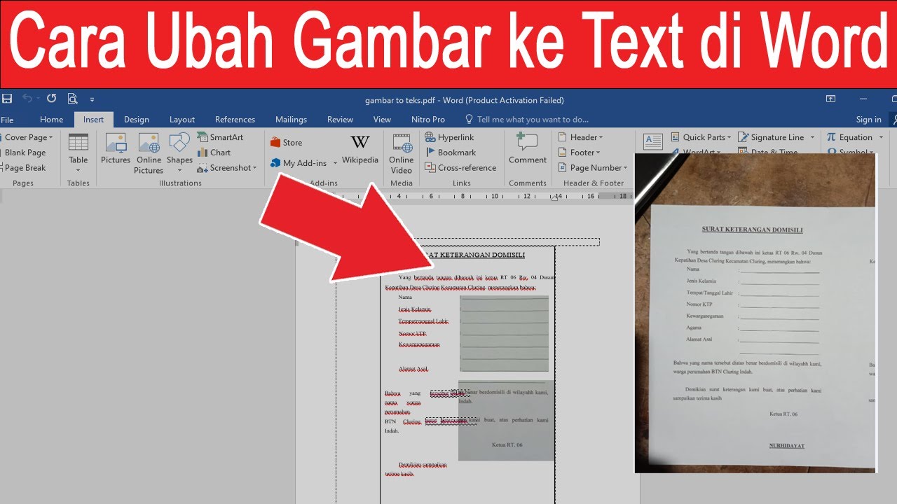 5 Trik Cara Mengubah Gambar Menjadi Teks di Word 2026, Jarang Diketahui