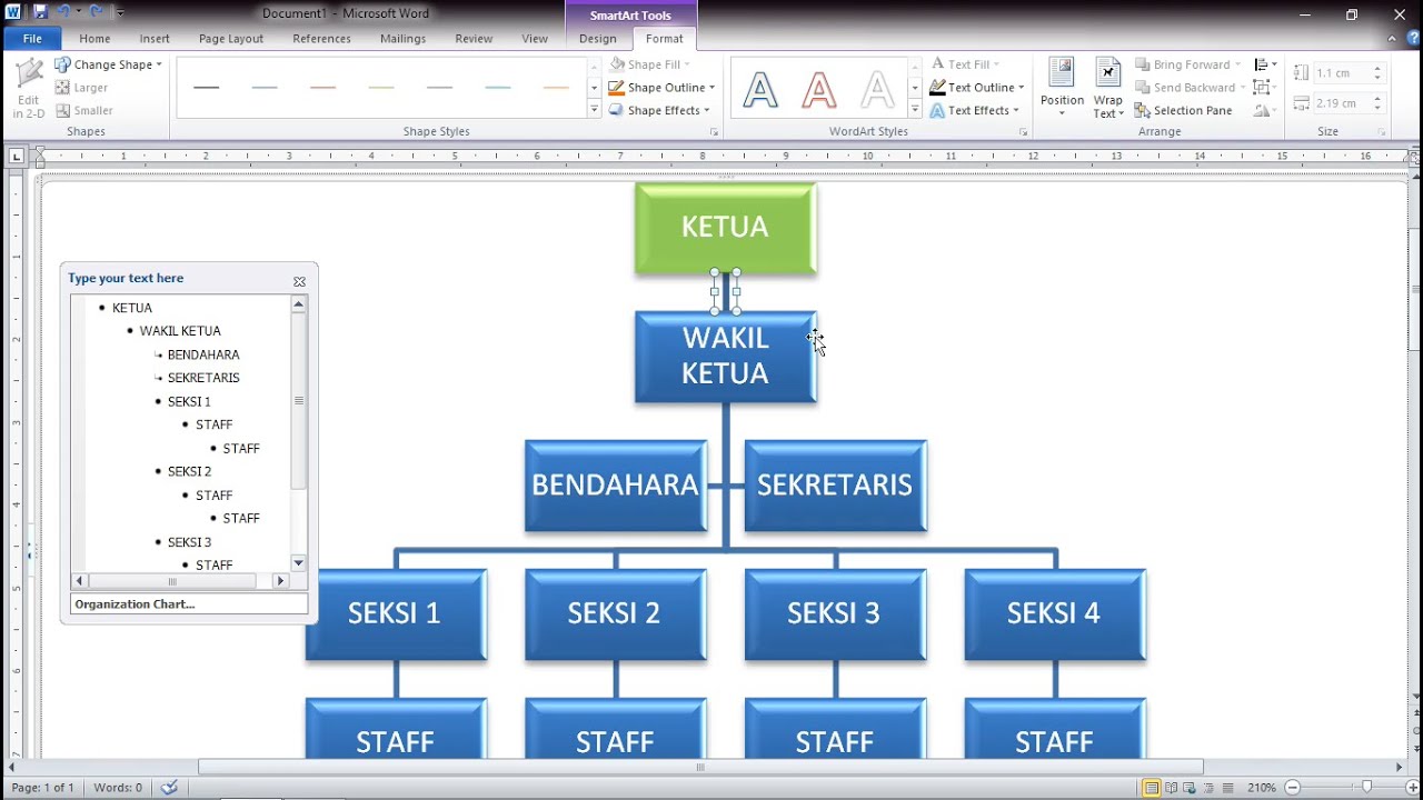 7 Cara Mengubah Garis di Struktur Organisasi di MS Word yang Jarang Diketahui 2026