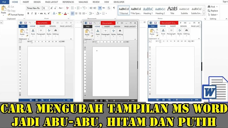 Cara mengubah tampilan ms word jadi abu abu hitam dan putih - Yandex Cara mengubah tampilan ms word jadi abu abu hitam dan putih - Yandex
