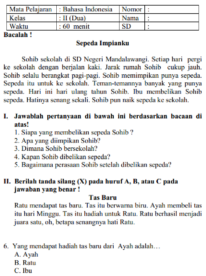 Persiapan Cerdas Menghadapi UAS 1 Kelas 2 SD Panduan Lengkap dengan