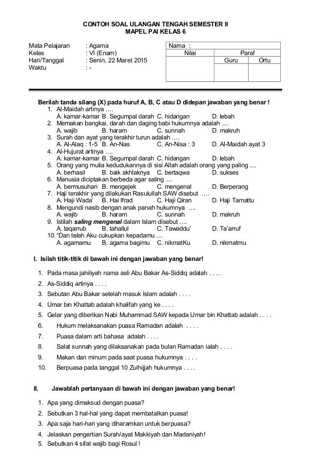 7 Contoh Soal Kd 6.1 Kelas 6 Sem 2 Ternyata Mudah Jika Paham Trik Ini