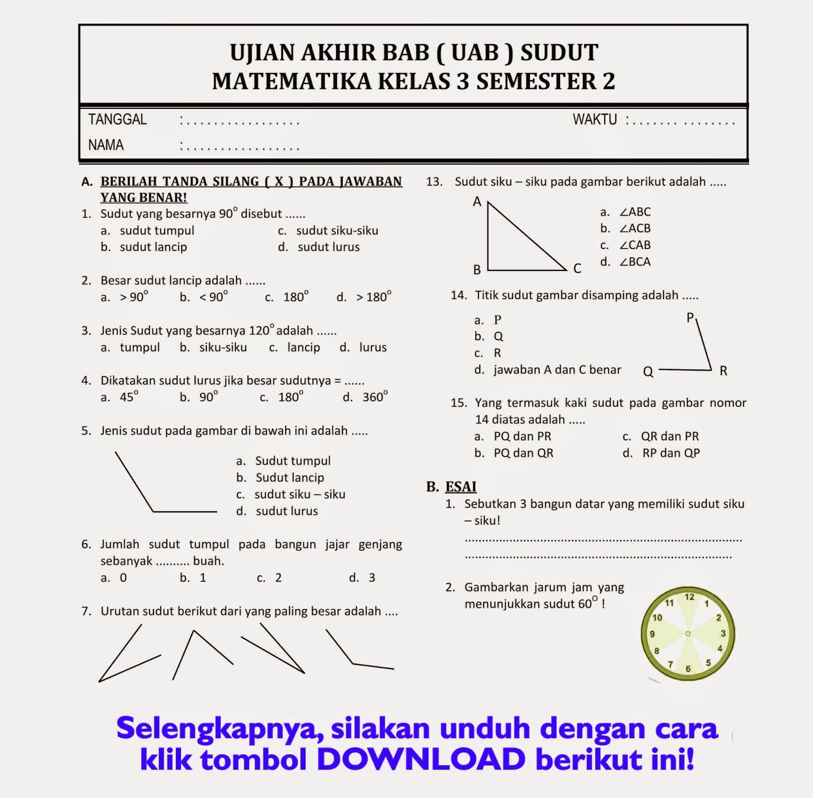 Persiapan Jitu Menghadapi Ujian Semester 1 Kelas 4 MI Panduan Lengkap Persiapan Jitu Menghadapi Ujian Semester 1 Kelas 4 MI Panduan Lengkap