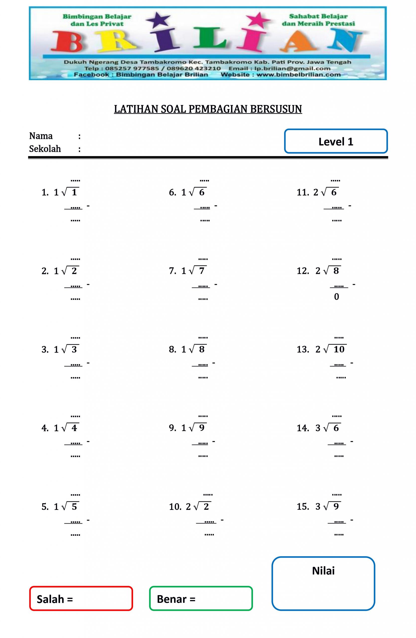 Soal Matematika Pembagian Kelas 3 Sd - Perumperindo co id Soal Matematika Pembagian Kelas 3 Sd - Perumperindo co id