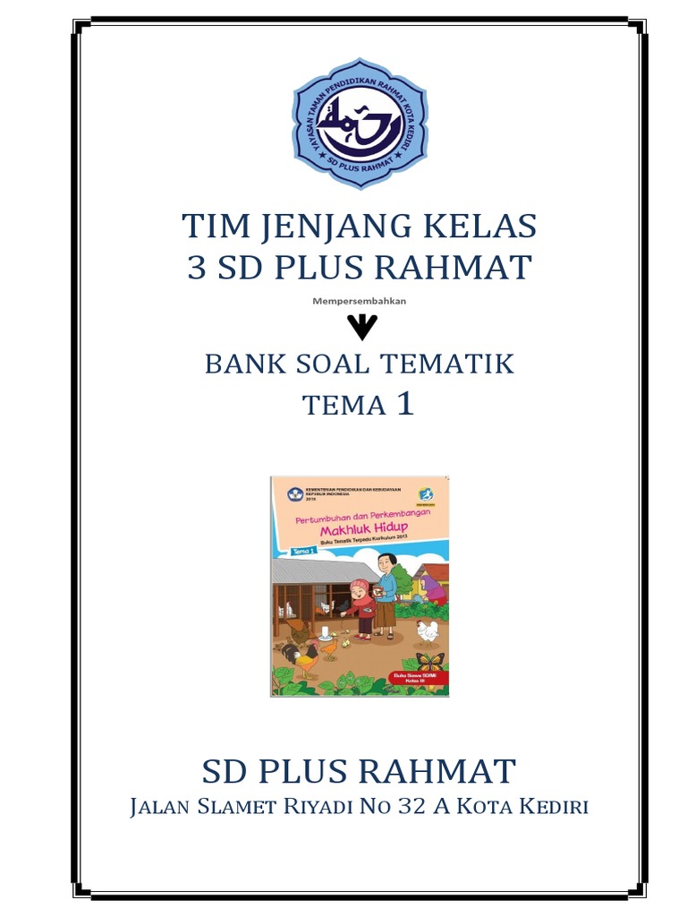 Bank Soal Tematik Kelas 3 SD PDF Bank Soal Tematik Kelas 3 SD PDF