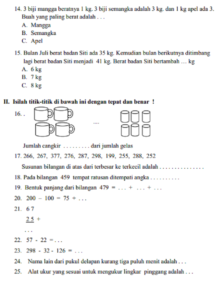 Kumpulan soal agama kelas 1 tentang aku cinta al quran yang paling mudah dipahami